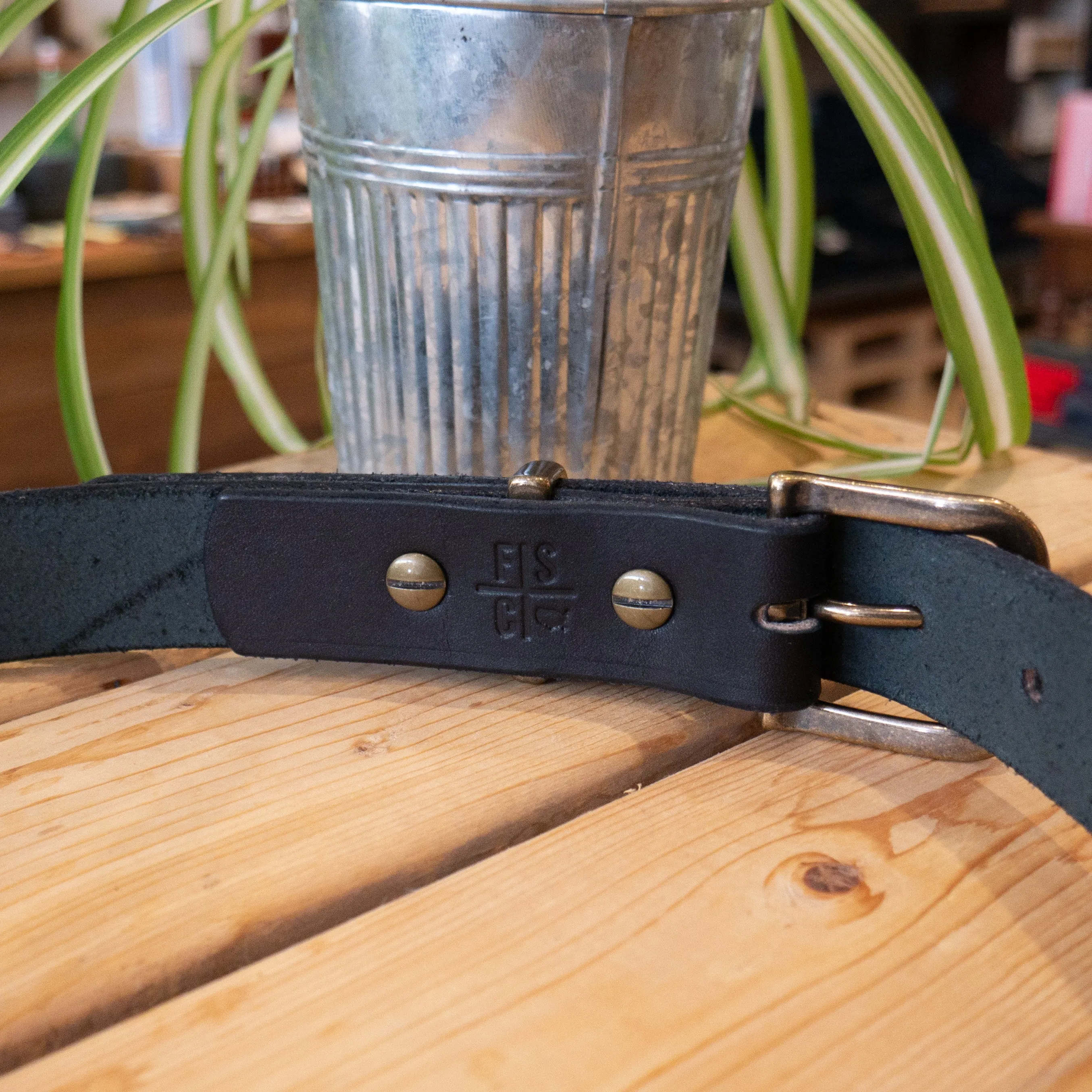 1 1/4" Camp Belt | Antique Brass