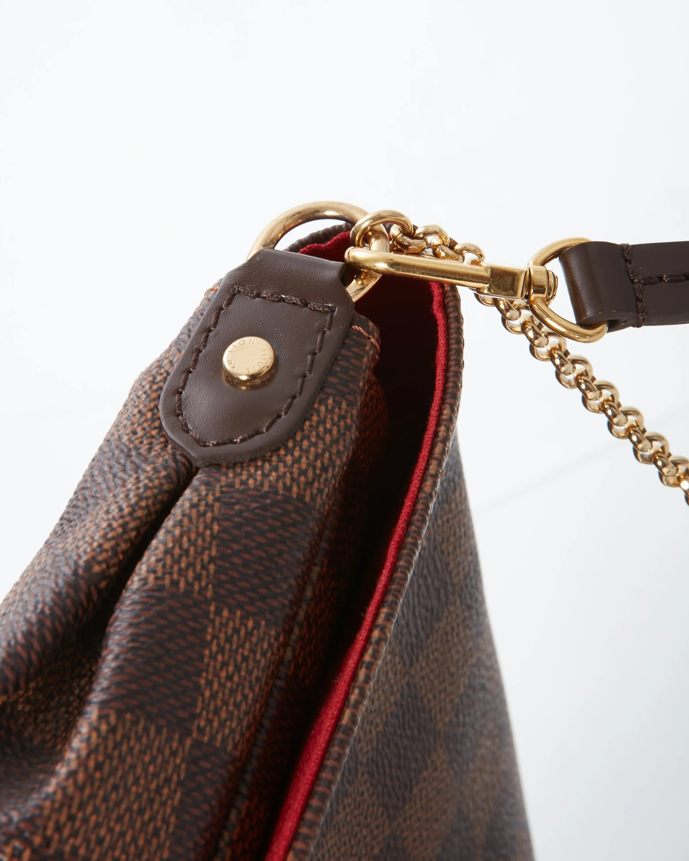 Louis Vuitton Damier Ebene Canvas Favourite MM Bag