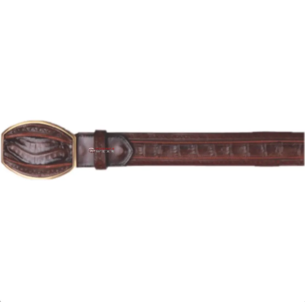 Men’s Los Altos Caiman Belly Laser Design Belt
